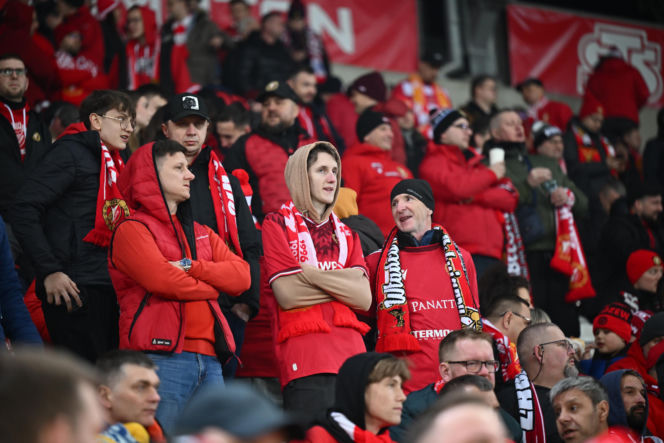 Widzew Łódź - Lech Poznań: Zdjęcia kibiców i zawodników z meczu 24. kolejki PKO BP Ekstraklasy