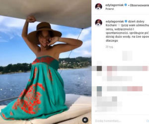 Edyta Górniak pozbywa się ubrań