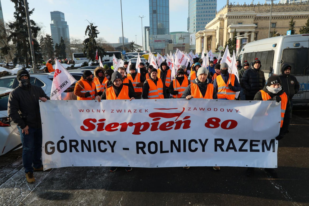 Protest rolników w Warszawie (9.01.2026)