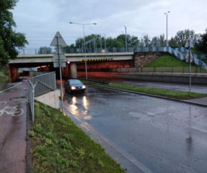 Gwałtowna ulewa nad Radomiem