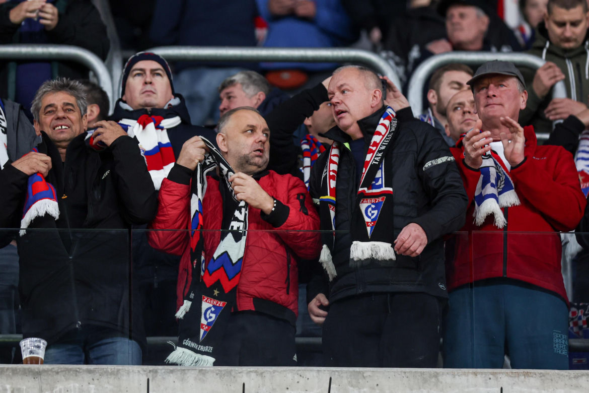 Górnik Zabrze - Legia Warszawa: Zdjęcia kibiców i zawodników z hitu 13. kolejki PKO BP Ekstraklasy