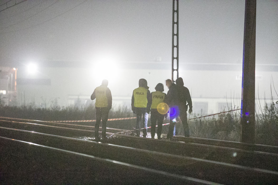 Śmiertelne potrącenie na torach