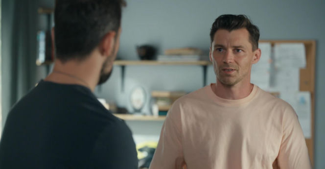 Barwy szczęścia odc. 3271.Marcin Kodur (Oskar Stoczyński),  Darek Janicki (Andrzej Niemyt)