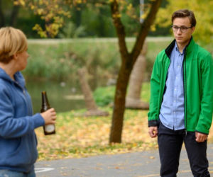 Barwy szczęścia, odc. 2222. Sabina (Barbara Kurzaj), Kajtek (Jakub Dmochowski)