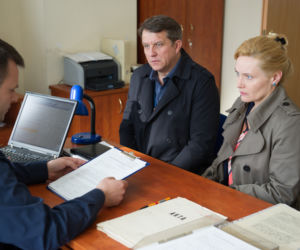Na Wspólnej odc. 2134. Danuta (Lucyna Malec), Marek (Grzegorz Gzyl)