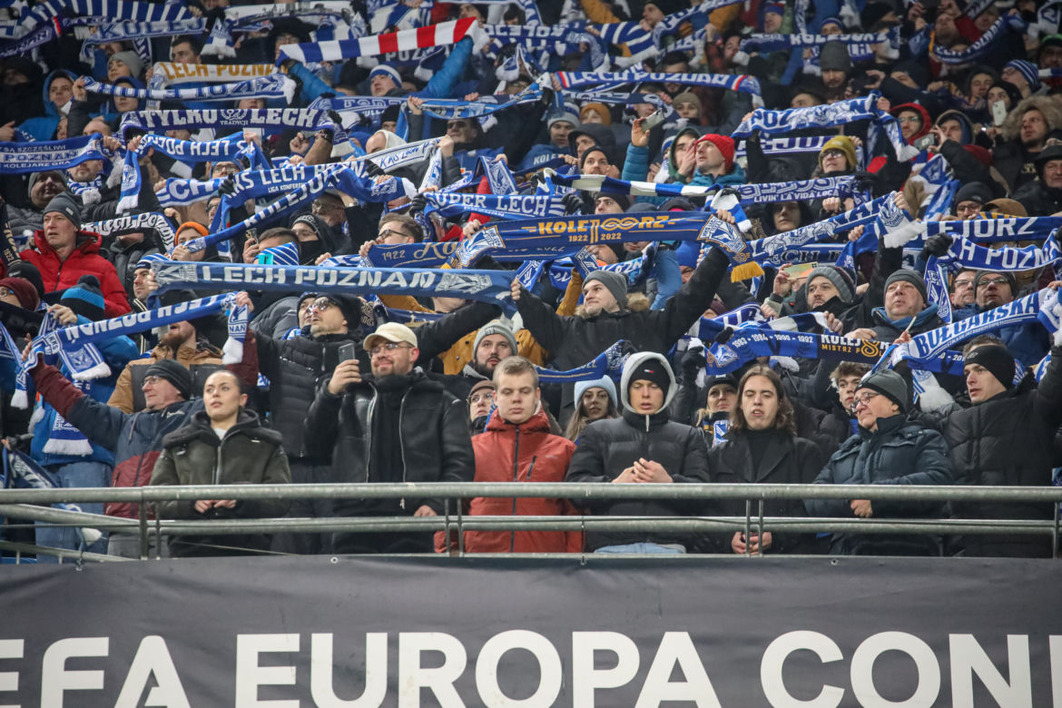 Tak bawili się kibice na meczu Lech Poznań - Djurgardens