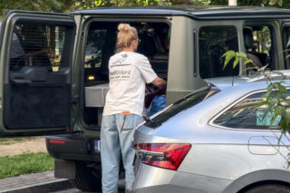 Martyna Wojciechowska z ogromną ilością ubrań w Sopocie