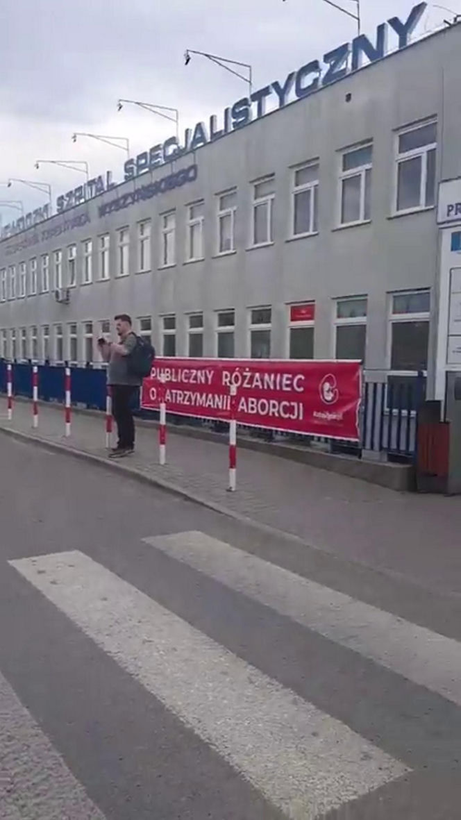 Różaniec przed szpitalem w Lublinie