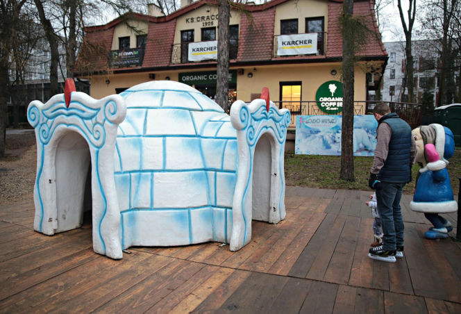 Lodowisko w Parku Jordana w Krakowie