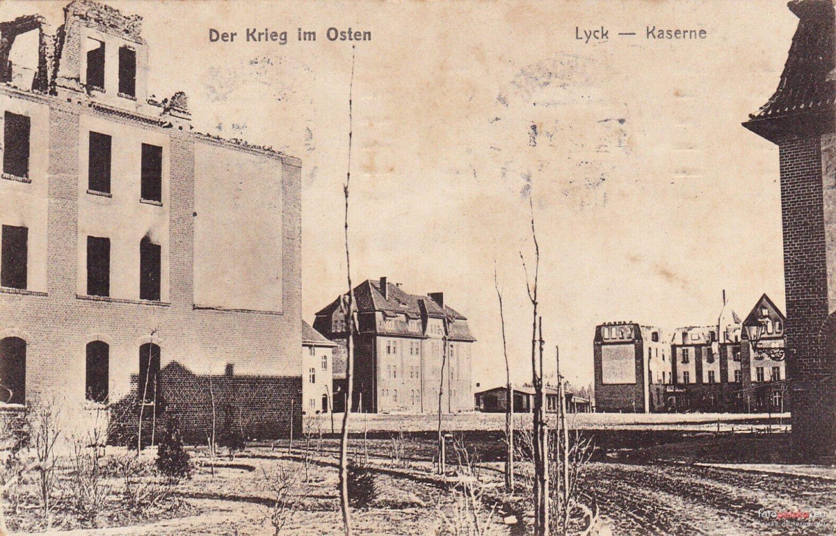 Ełk na zdjęciach z I wojny światowej. Miasto było całkowicie zniszczone