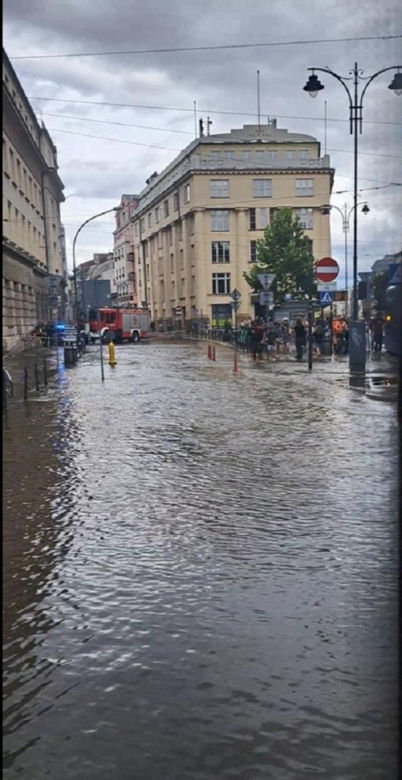 Powódź błyskawiczna w Krakowie