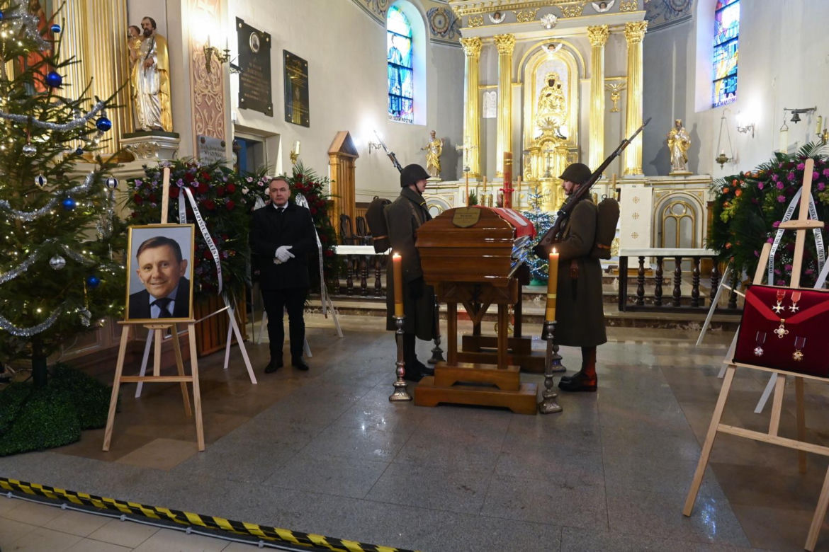 Pogrzeb burmistrza Mszczonowa Józefa Grzegorza Kurka 