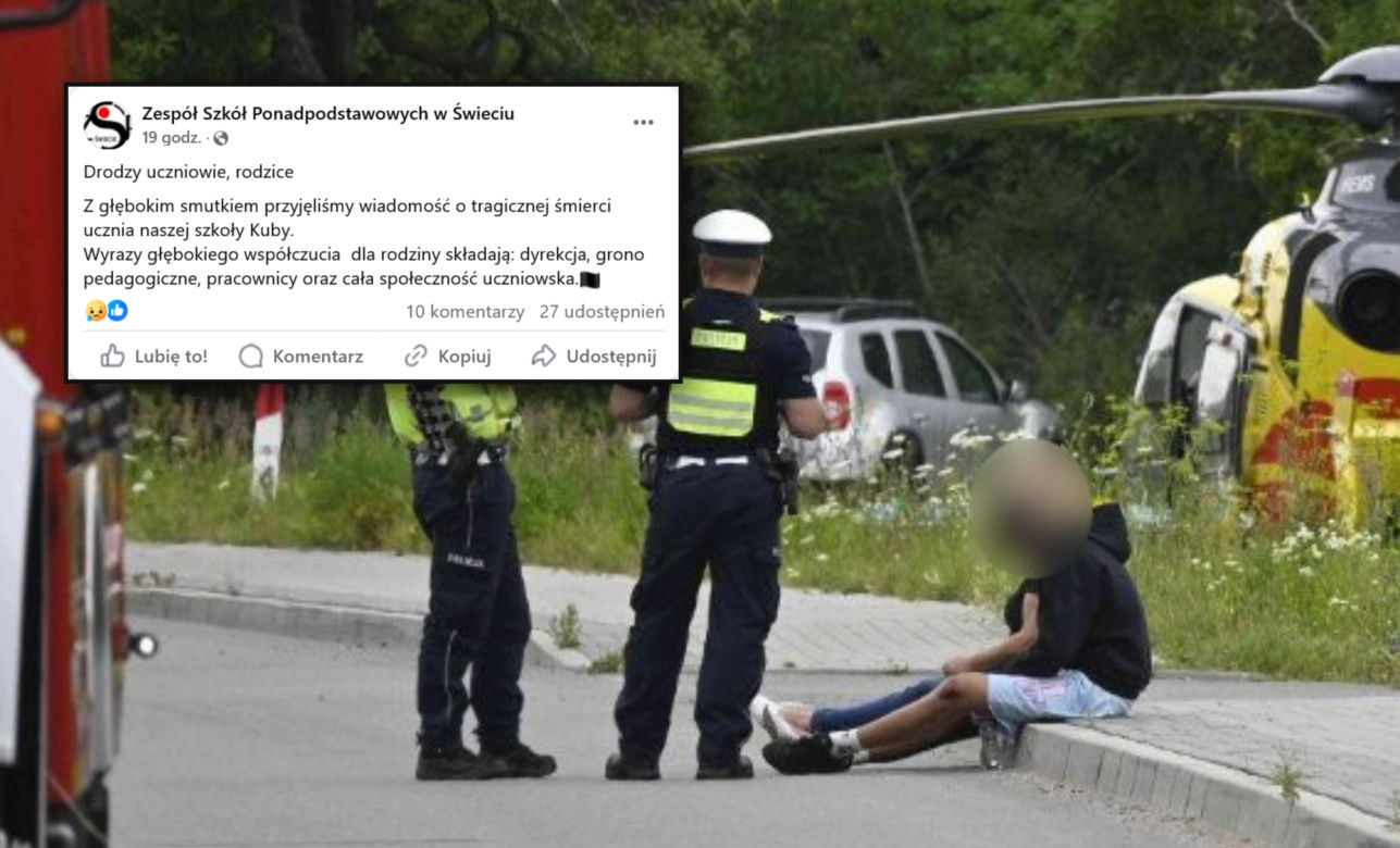 Szkoła żegna tragicznie zmarłego Kubę. Wszyscy płączą. „Z głębokim smutkiem przyjęliśmy wiadomość”