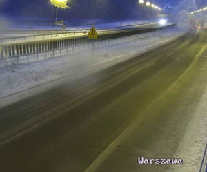 Fatalne warunki na drogach na Mazowszu