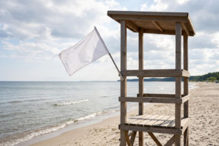Sinice Chłopy. Czy w Chłopach można się kąpać 14.07? Flaga, warunki pogodowe