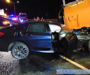 Tragiczny wypadek na Autostradowej Obwodnicy Wrocławia