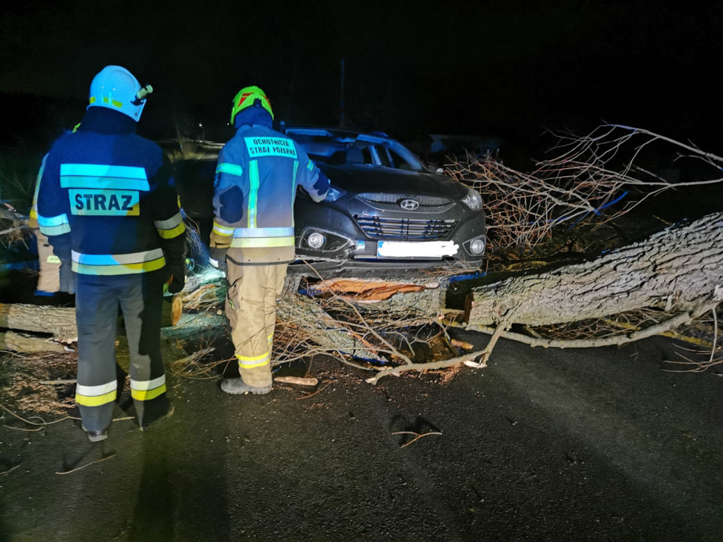 Pożar kamienicy w Sopocie. Wiatr przeszkadzał strażakom 