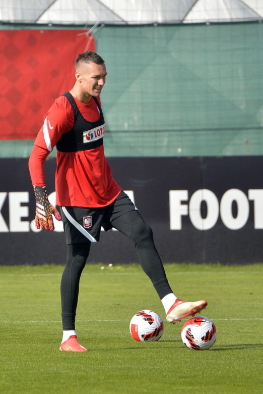 Trening reprezentacji na stadionie Legii