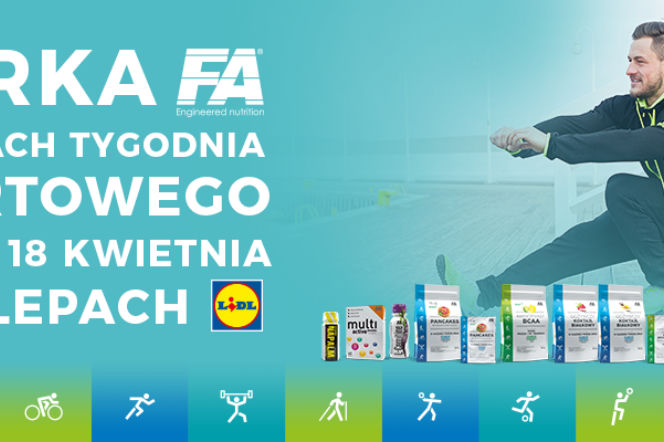 Nowa marka w Lidlu. Odżywki dla sportowców