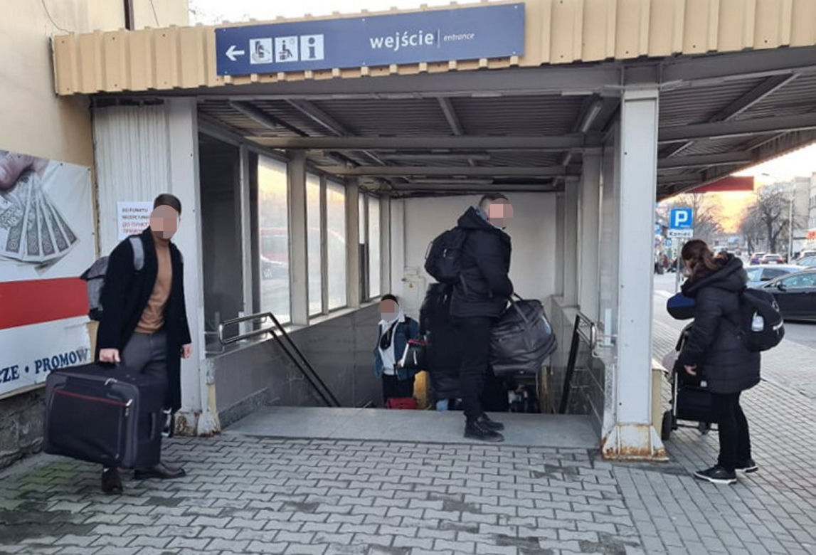 Wojna na Ukrainie. Pociąg z Kijowa przyjechał do Przemyśla