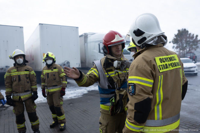 Pożar hali pod Poznaniem