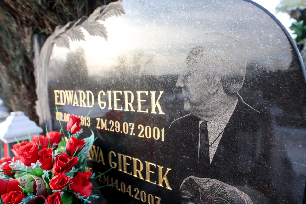 Grób Gierka a 113. rocznicę jego urodzin