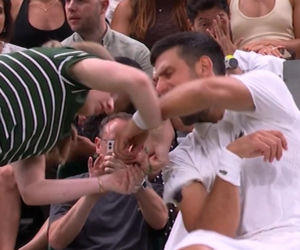 Novak Djokovic przestraszył dziewczynę