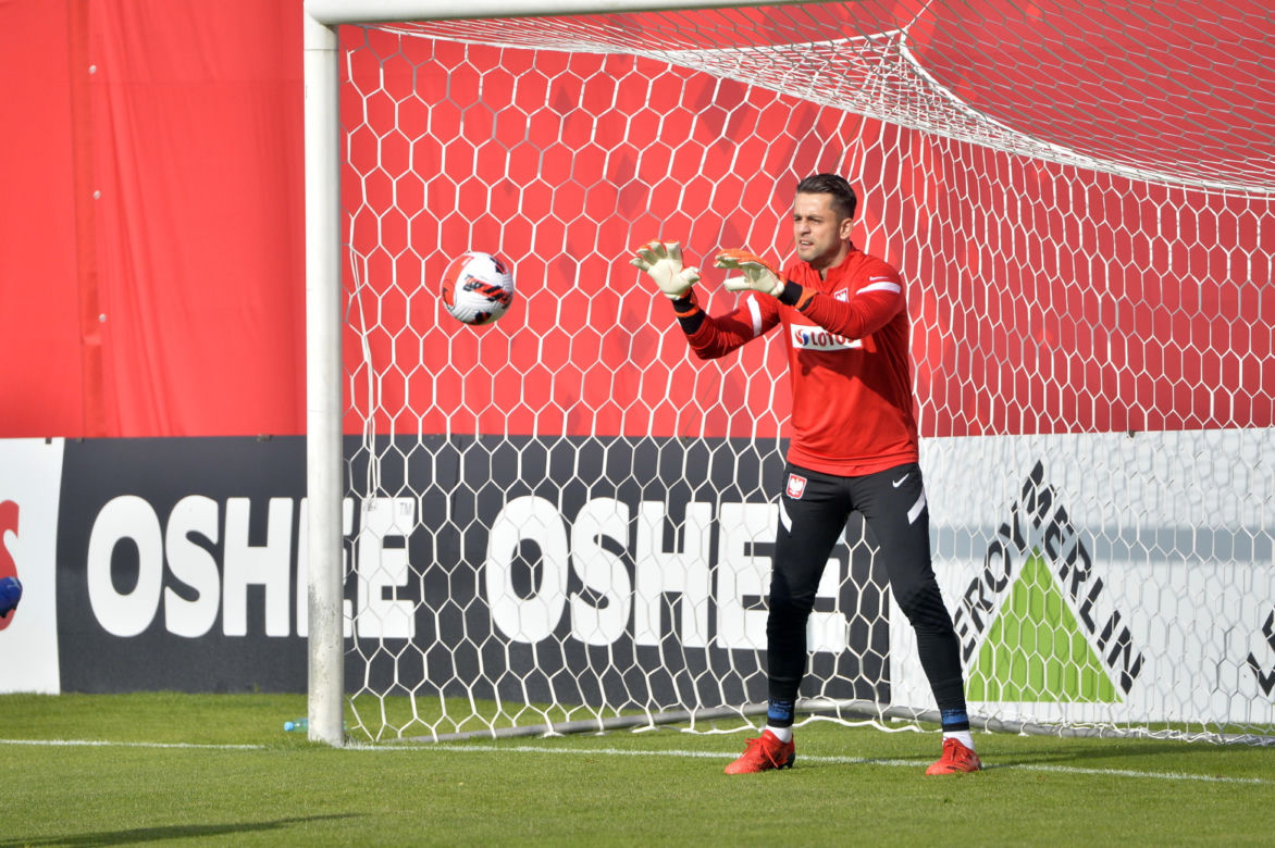 Trening reprezentacji na stadionie Legii