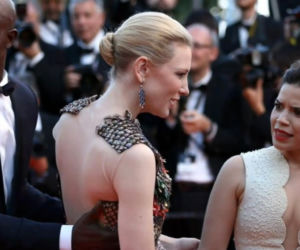 Skandal w Cannes, fan wszedł pod sukienkę Ameriki Ferrery
