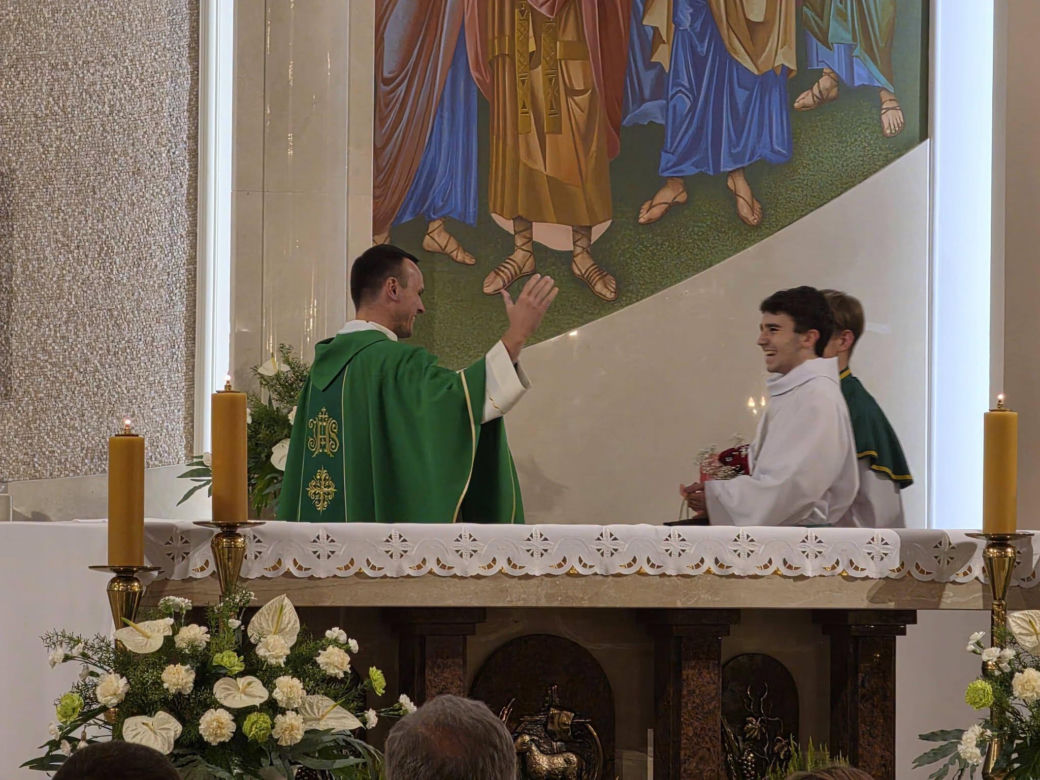 Pożegnanie księdza
