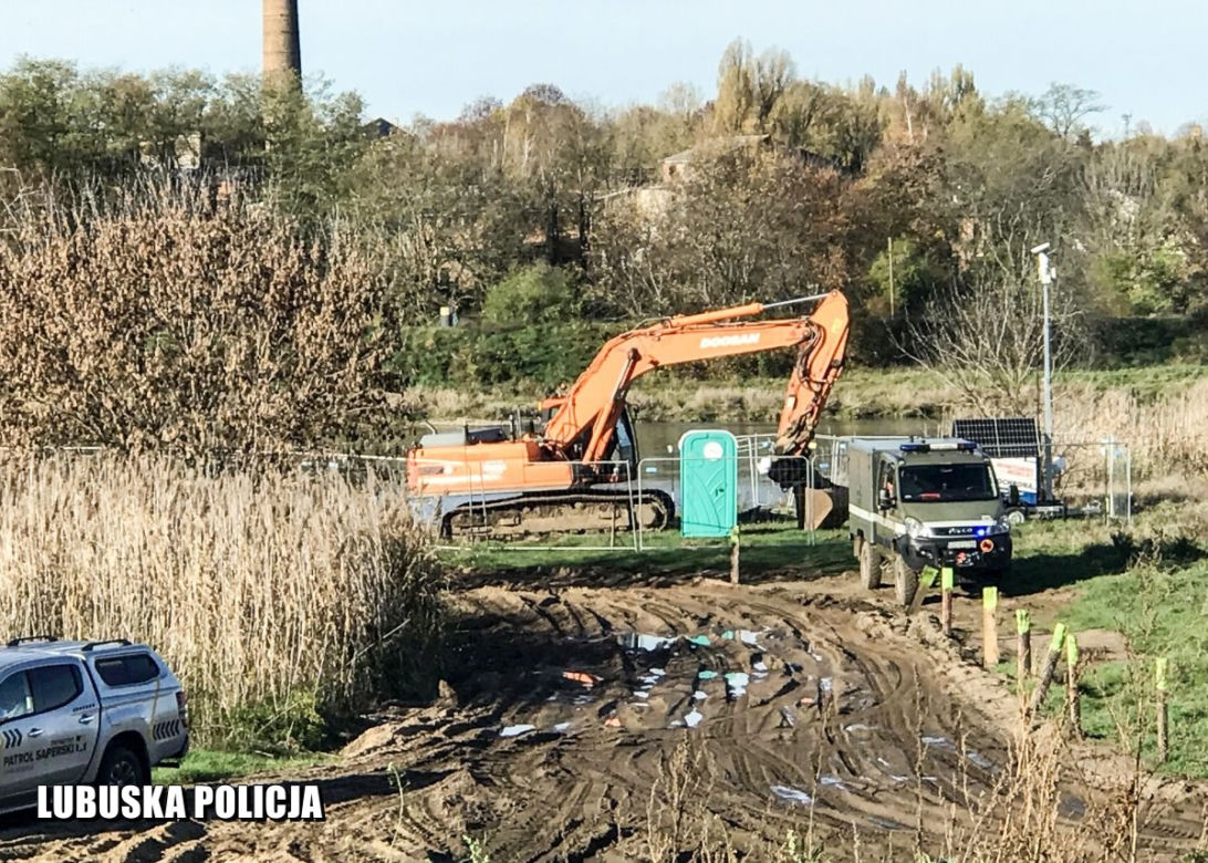 Znaleziono niewybuch w Słubicach. Trwała akcja policjantów i saperów