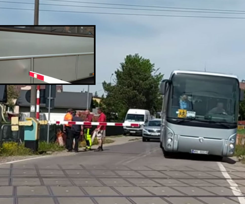Autobus z dziećmi wjechał na przejazd kolejowy. Wszczęto śledztwo. Ile grozi kierowcy?
