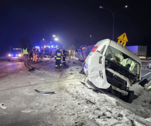 Zablokowana DK-2 w Chromnej