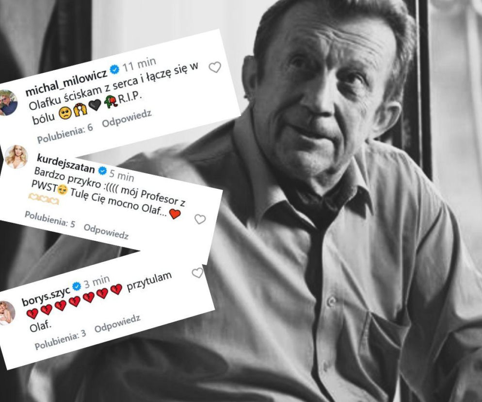 Linde-Lubaszenko nie żyje - gwiazdy i aktorzy wylewają łzy!