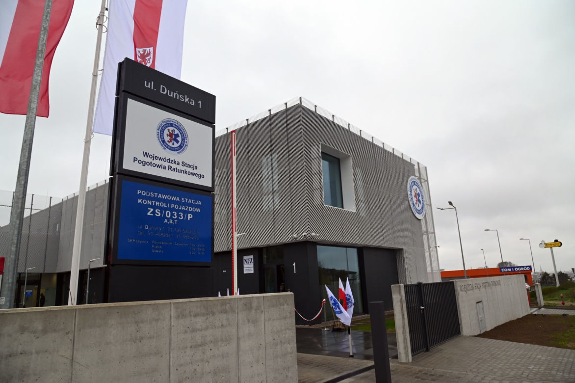Nowa siedziba pogotowia ratunkowego w Szczecinie
