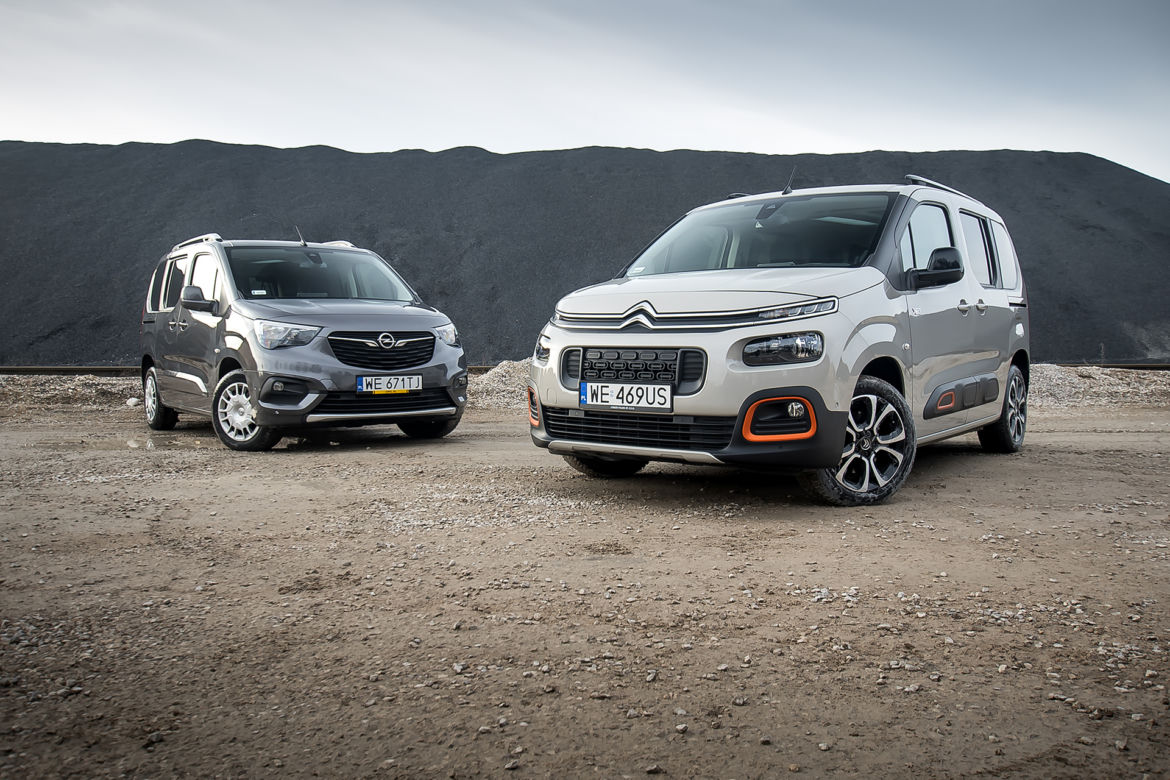 Citroen Berlingo Shine 1.5 BlueHDI 130 KM 6MT vs. Opel Combo Life Elite 1.5D 130 KM 6MT