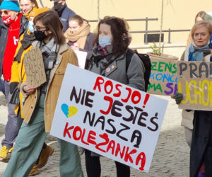 Ulicami Lublina przeszła po raz 6 Manifa. Tym razem - w geście solidarności z Ukrainą