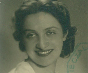 Irena Horban, wówczas Szymańska, ok. 1944 r.