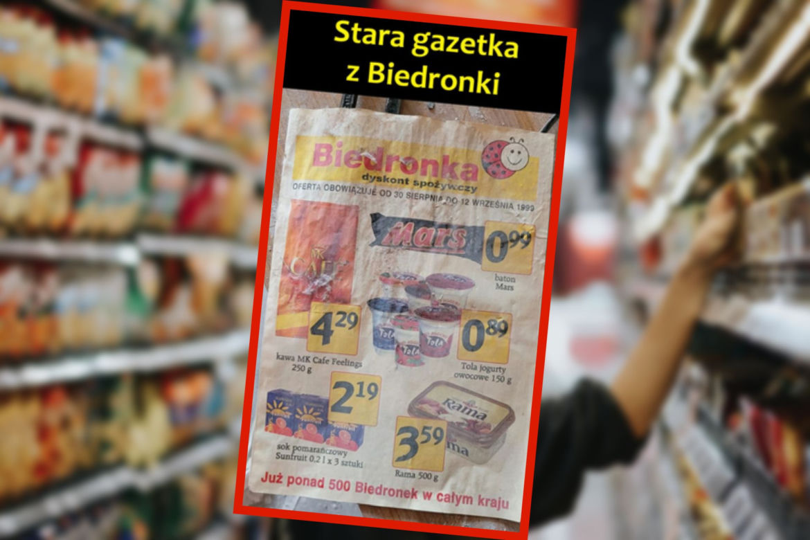 Gazetka z Biedronki z 1999 roku obiegła sieć. Nie uwierzysz, jakie były wtedy ceny! 