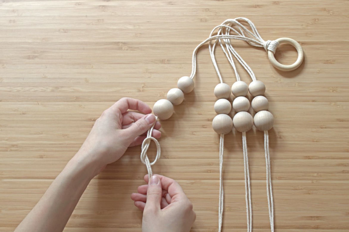 Kwietnik makrama DIY