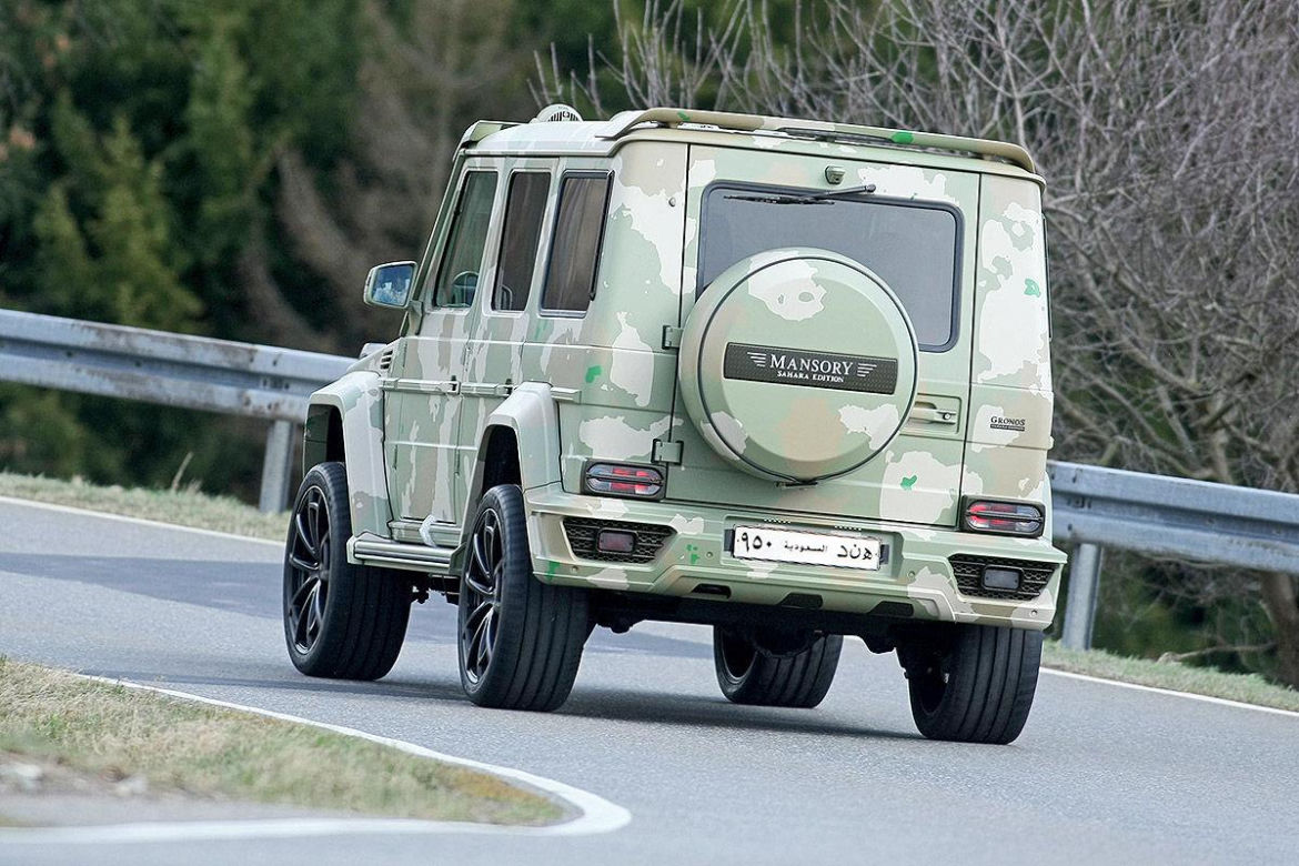 Mercedes-Benz G63 AMG Sahara Edition po tuningu Mansory
