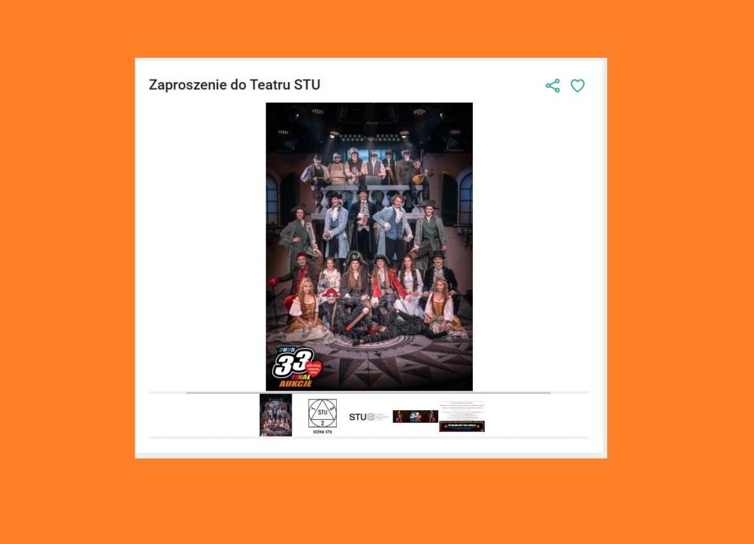 Podwójne zaproszenie na premierę spektaklu "Sługa dwóch panów" w Teatrze STU
