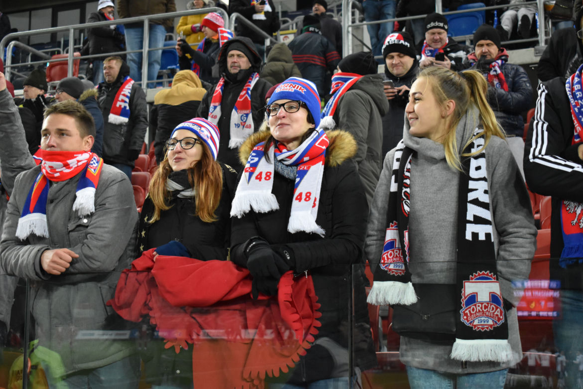 Górnik pokonał Wisłę Kraków w meczu barbórkowym. Wielkie święto w Zabrzu
