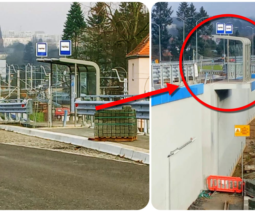 Na węźle Łękno powstaje przystanek tylko dla odważnych? Od tego widoku można dostać zawrotów głowy!