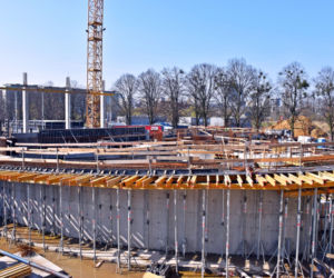 Budowa Fabryki Wody - kwiecień 2021