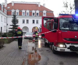  Pożar na ul. Wyspiańskiego na Żoliborzu