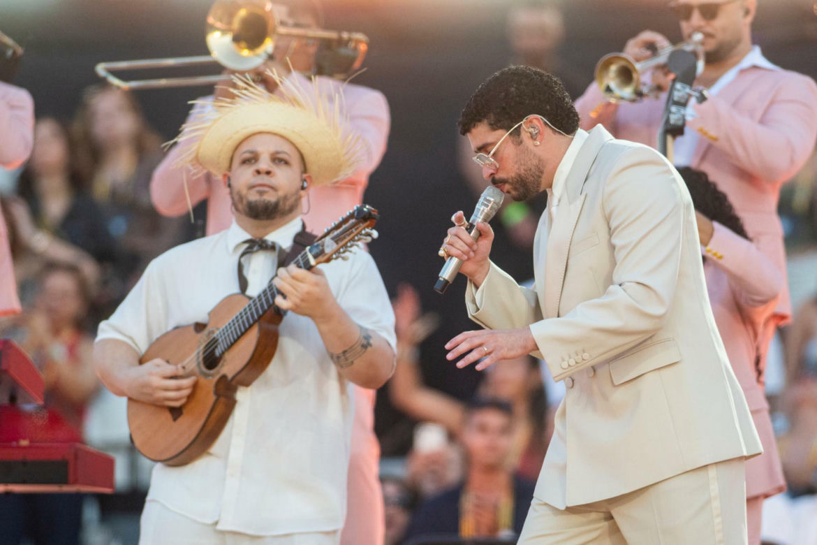 Bad Bunny na trasie koncertowej Debí Tirar Más Fotos World Tour