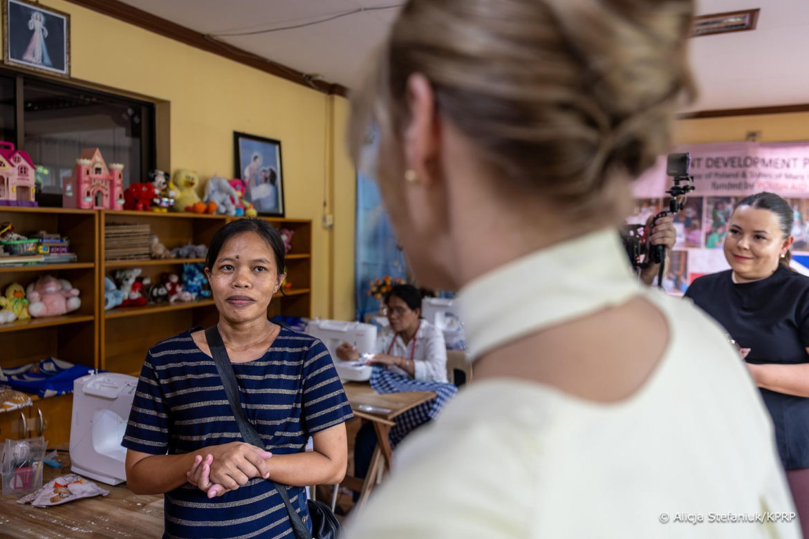 Marta Nawrocka na Filipinach