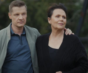 M jak miłość, odcinek 1947. Marysia (Małgorzata Pieńkowska), Paweł (Rafał Mroczek)