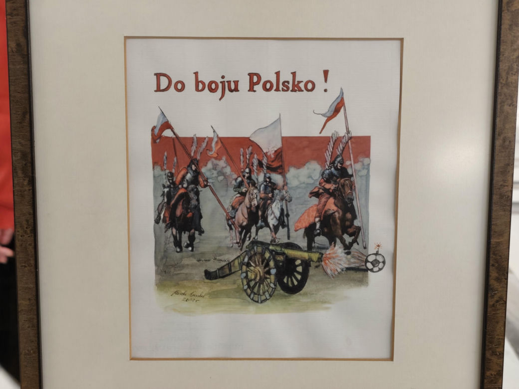 Wystawa obrazów posła Suskiego w sejmie